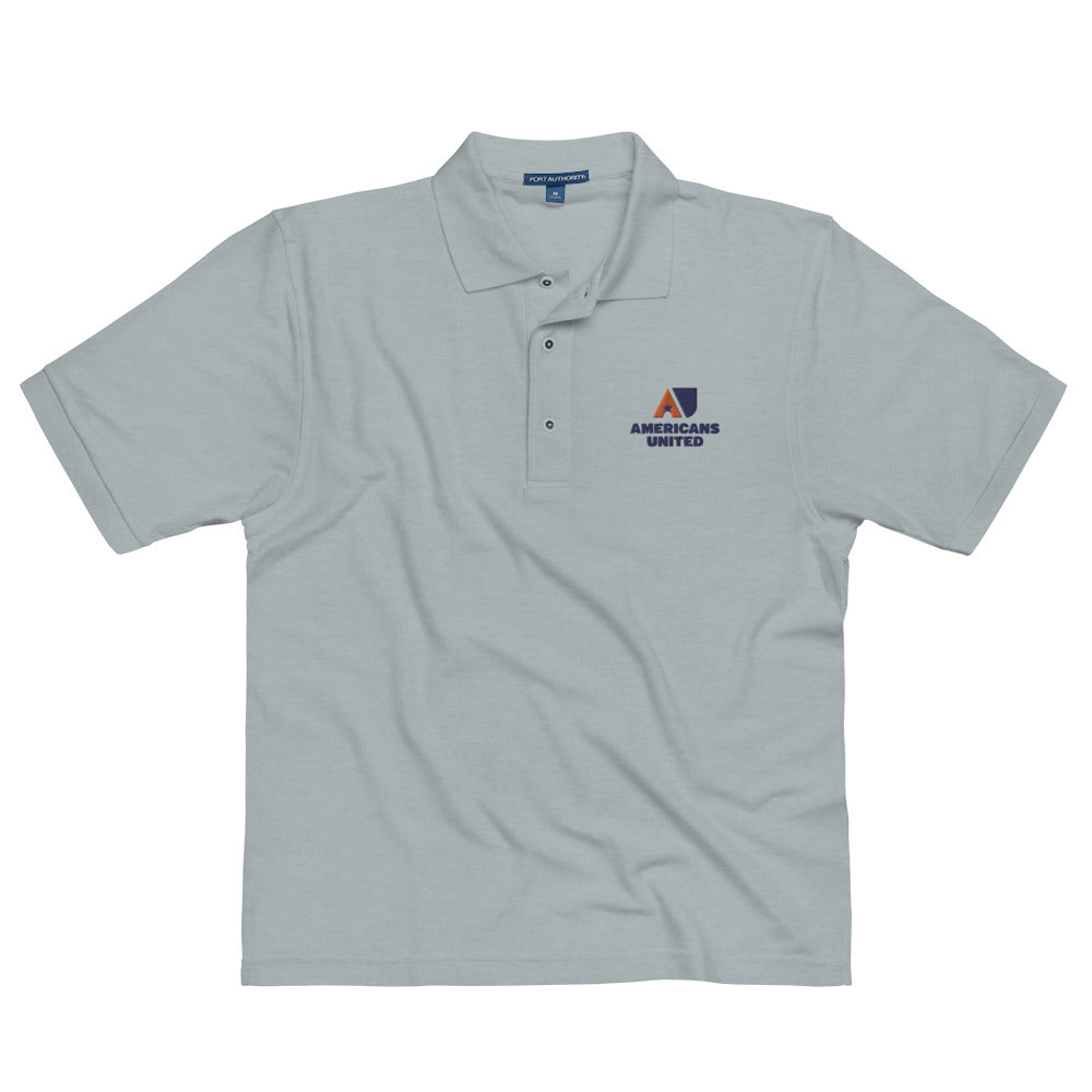 AU Embroidered Men's Premium Polo