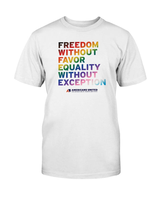 Freedom without favor/Equality without exception [rainbow] – Americans ...